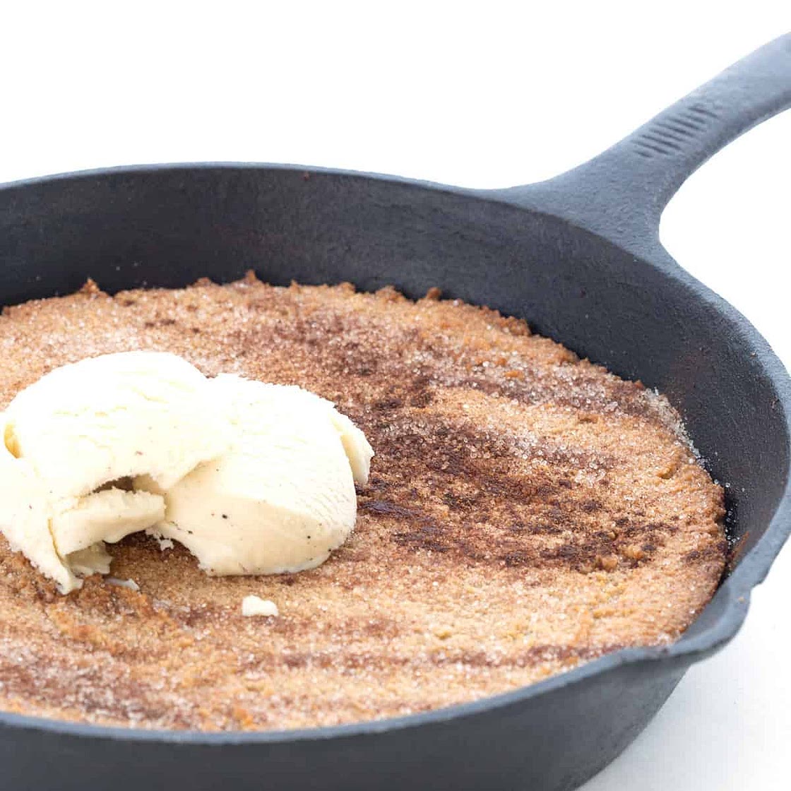 Keto Snickerdoodle Skillet Cookie Recipe