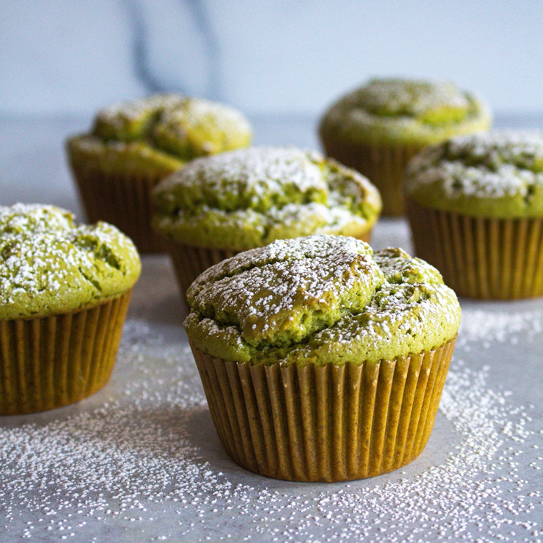 Easy Matcha Muffins