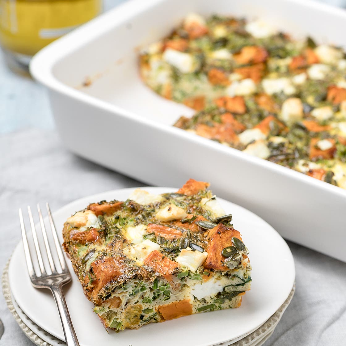 Sweet Potato and Broccoli Frittata