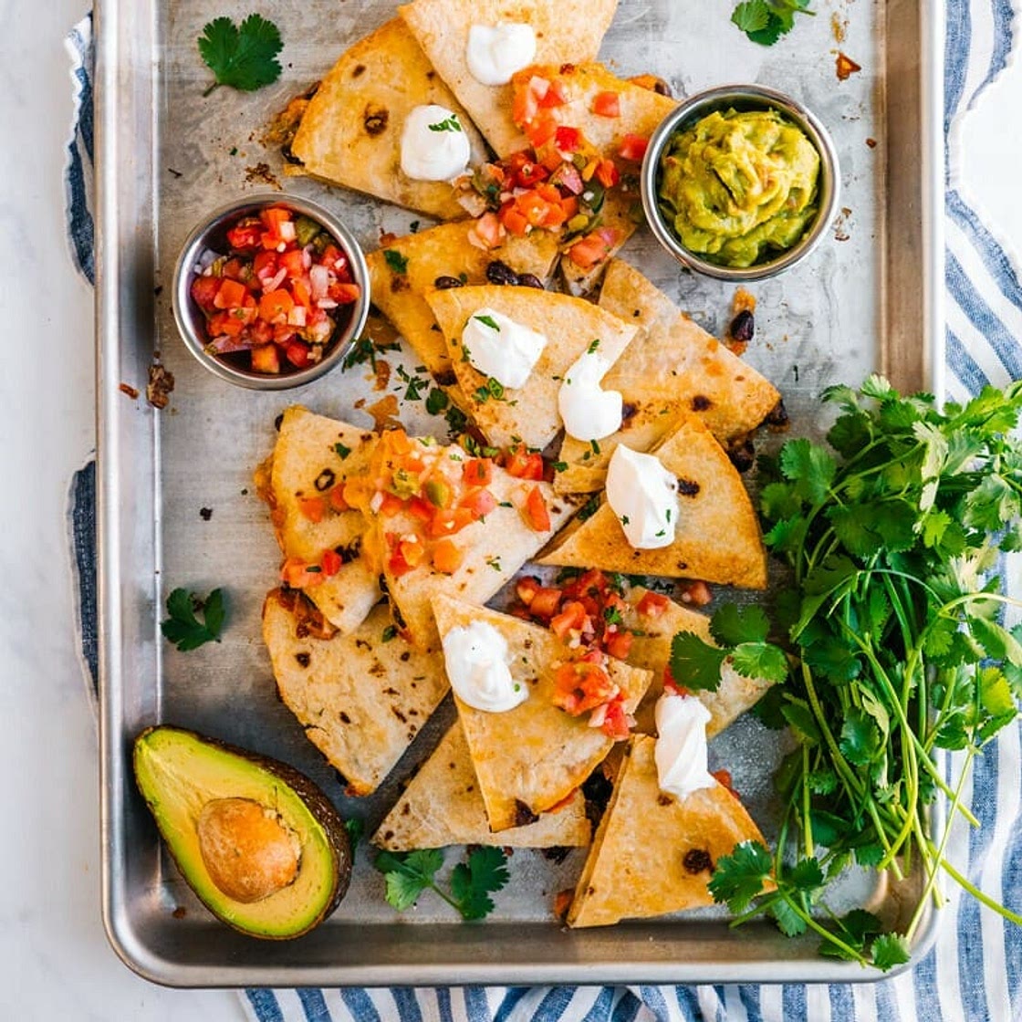 Quesadillas in the Oven!
