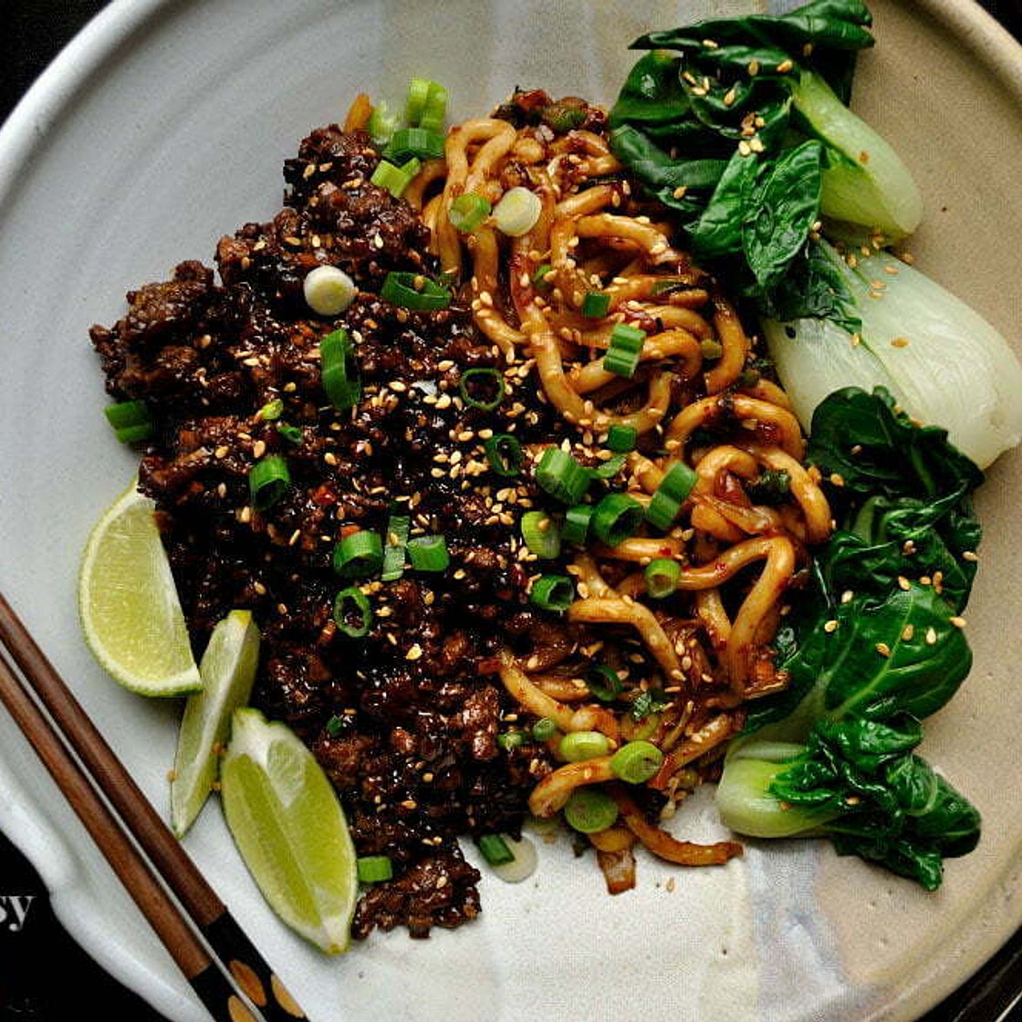 Korean Beef & Kimchi Noodles