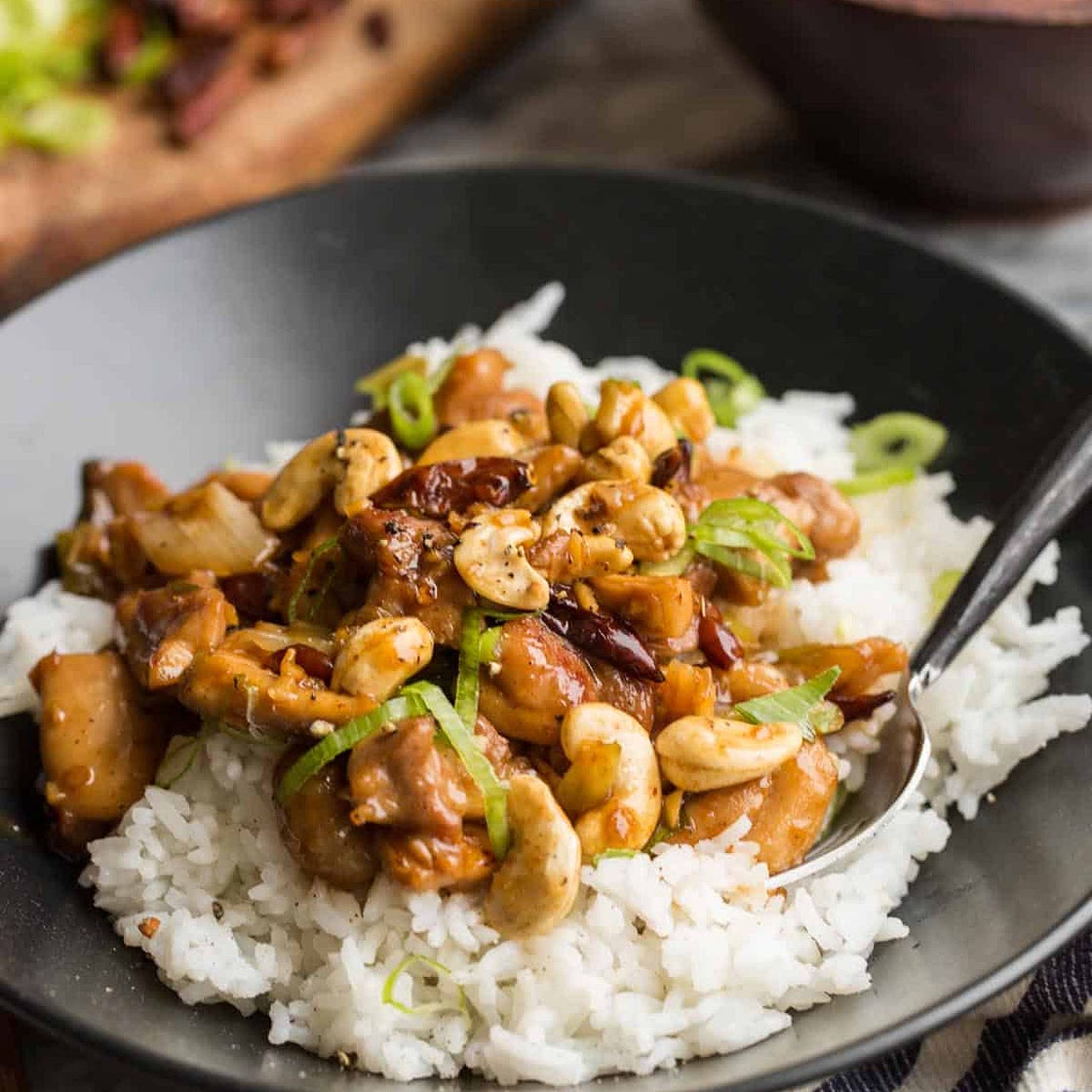 Spicy Cashew Chicken