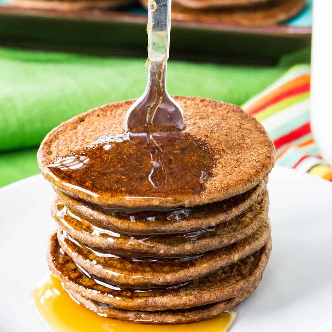 Mini Chocolate Banana Pancakes