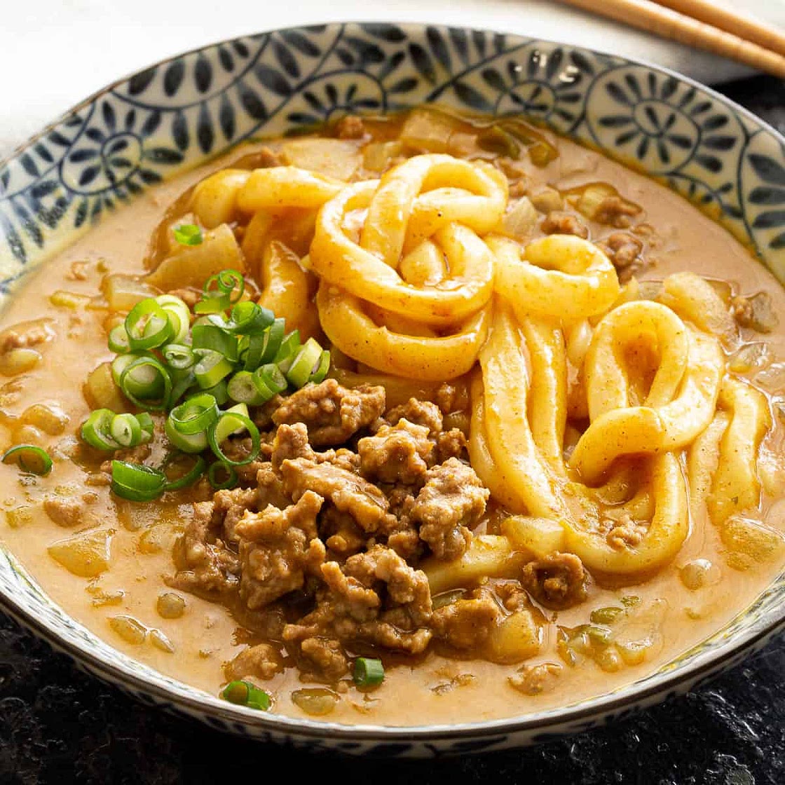 Easy 15 Minute Curry Udon