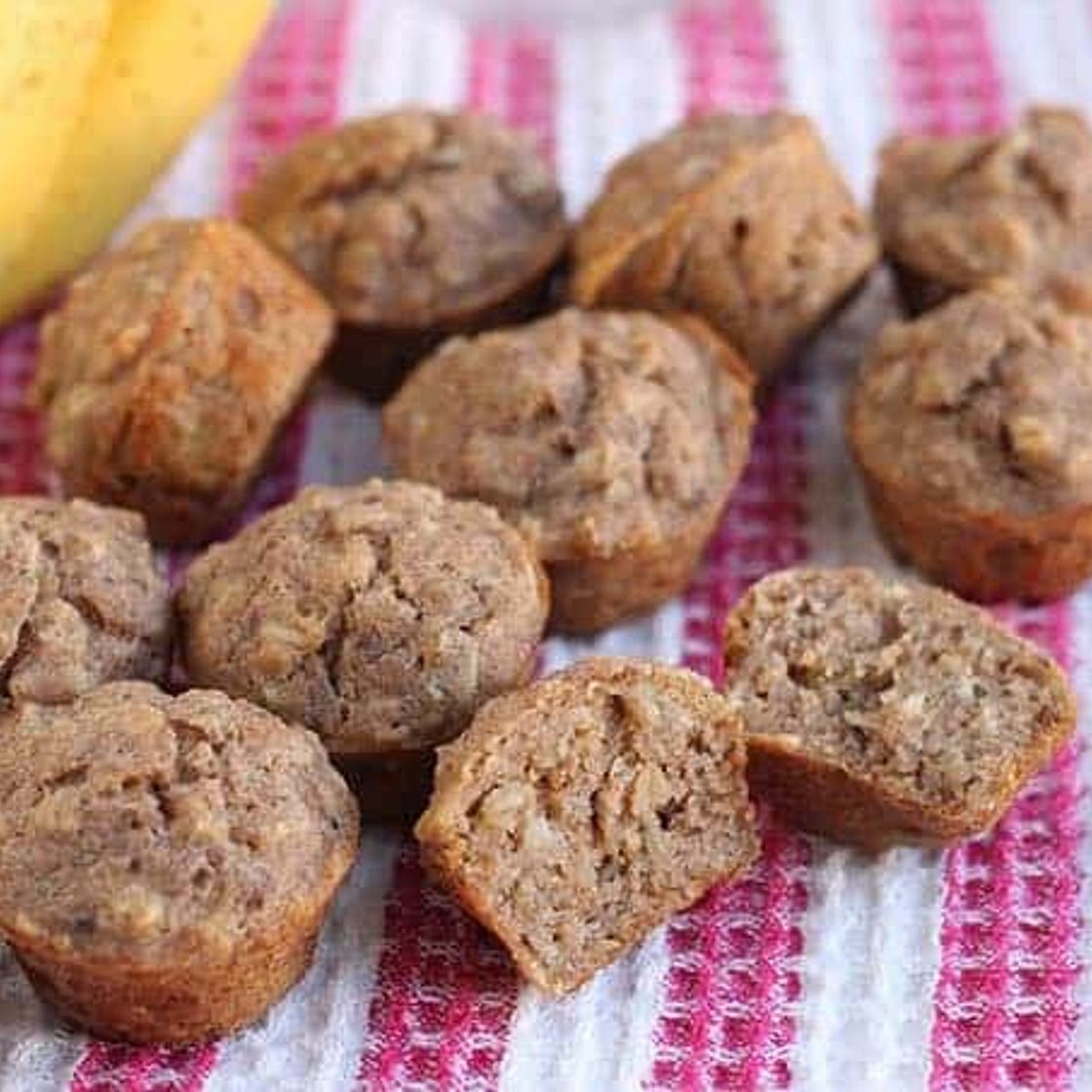 Sugar-Free Banana Muffins