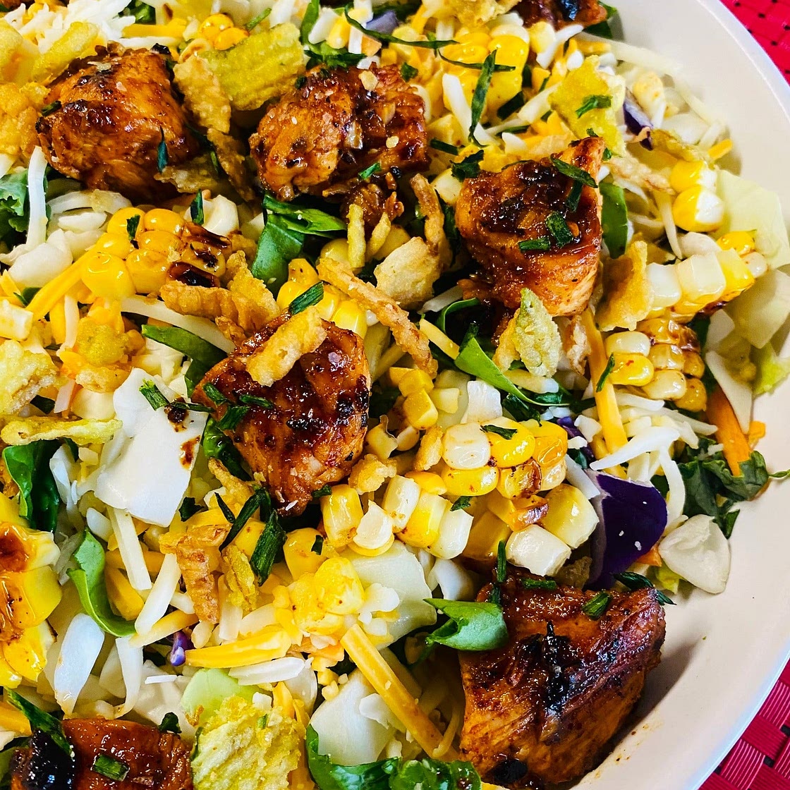 Blackstone BBQ Chicken Salads