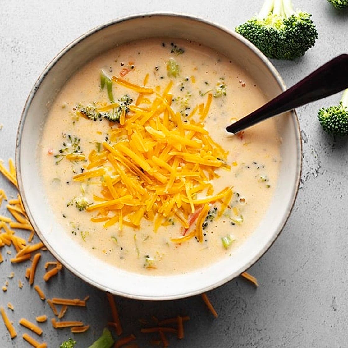 Keto Broccoli Cheese Soup - Ready in 30 Minutes!