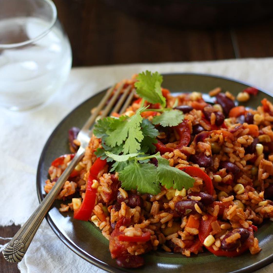 Mexican Kidney Bean Fried Rice