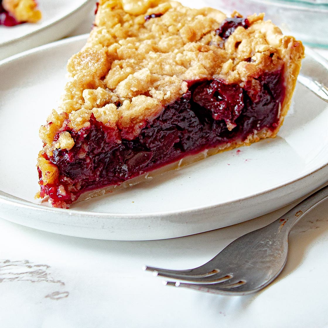 Cherry Crumb Pie