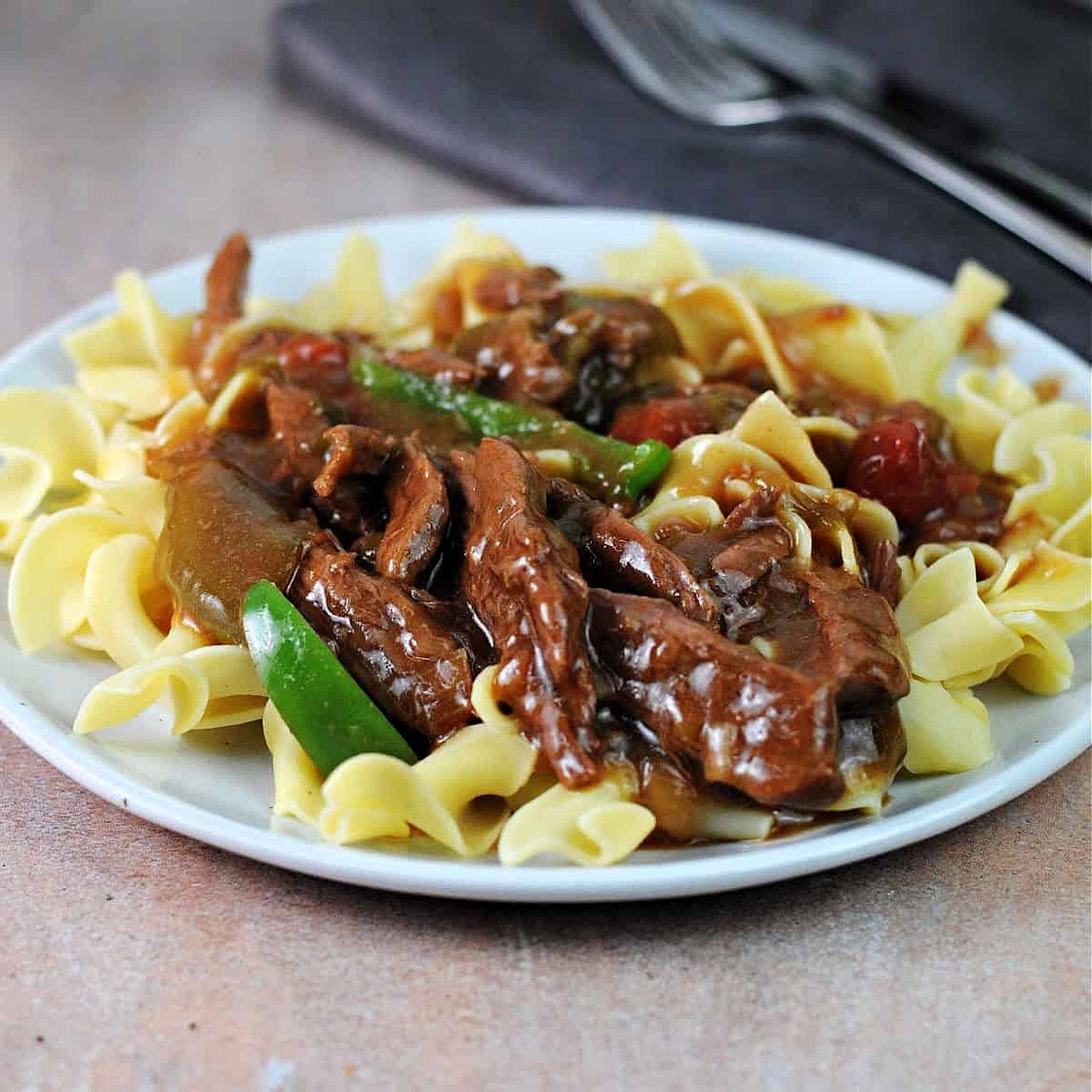 Pepper Steak - Instant Pot or Slow Cooker