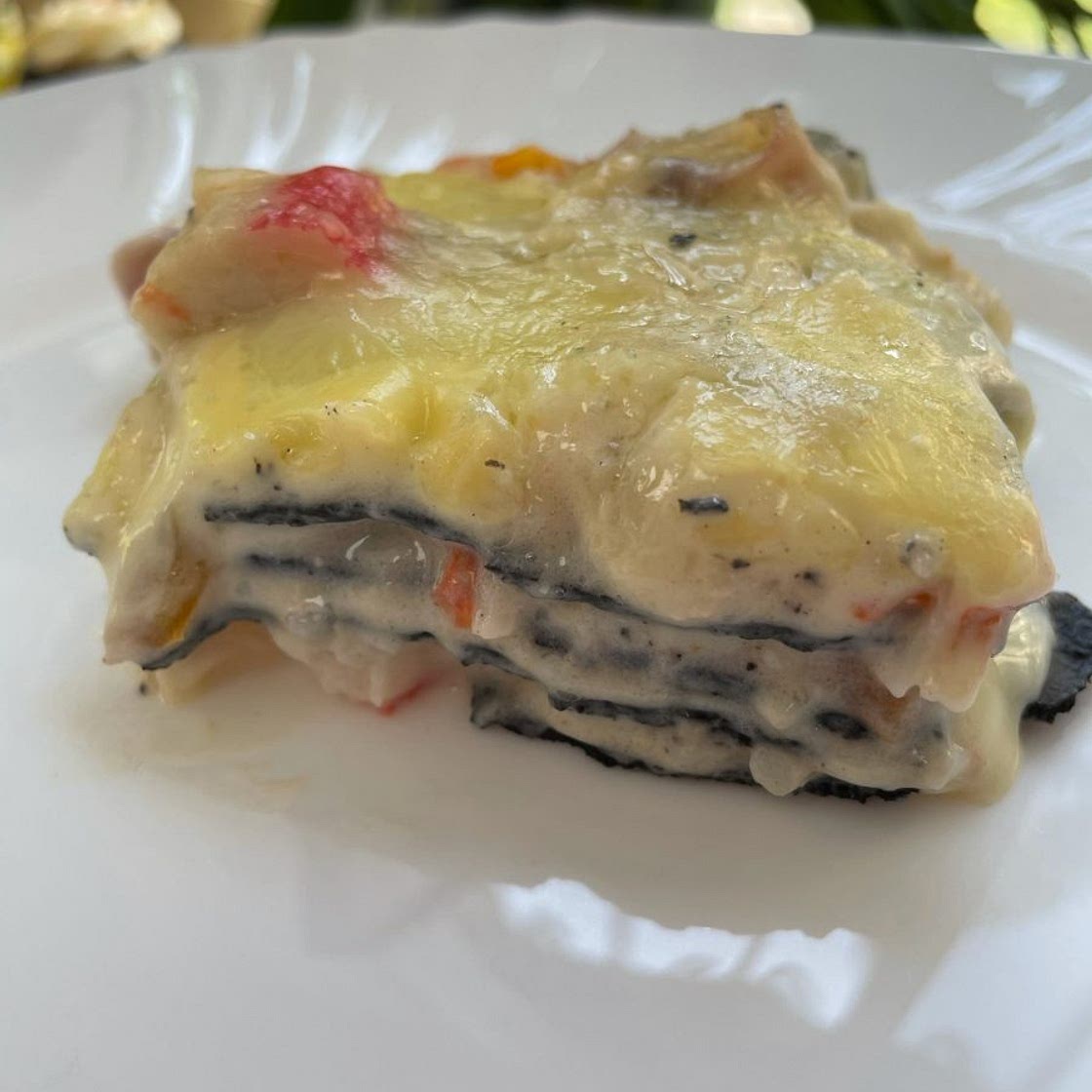 Squid Ink Lasagna