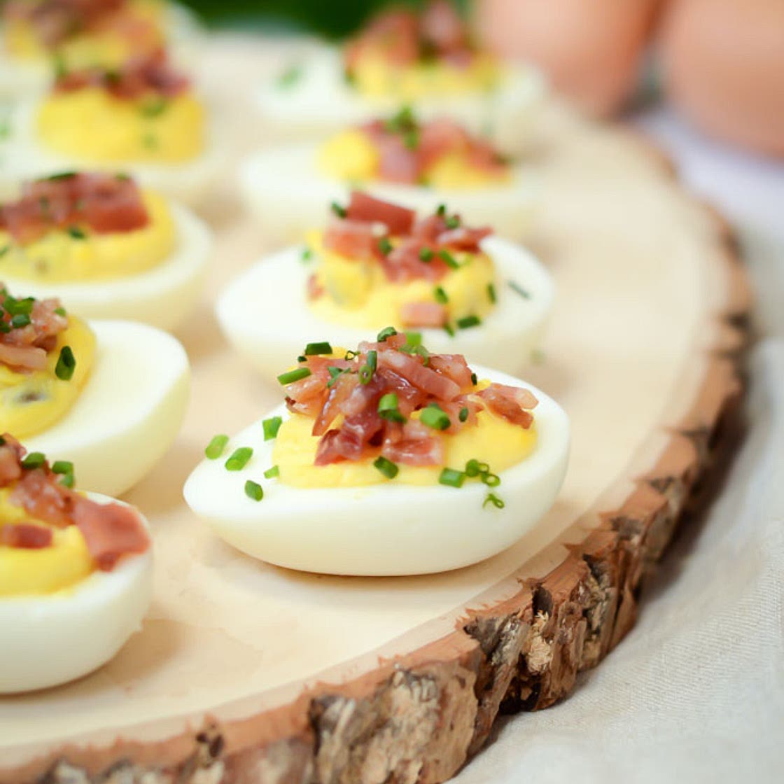 To-Die-For Candied Bacon Deviled Eggs