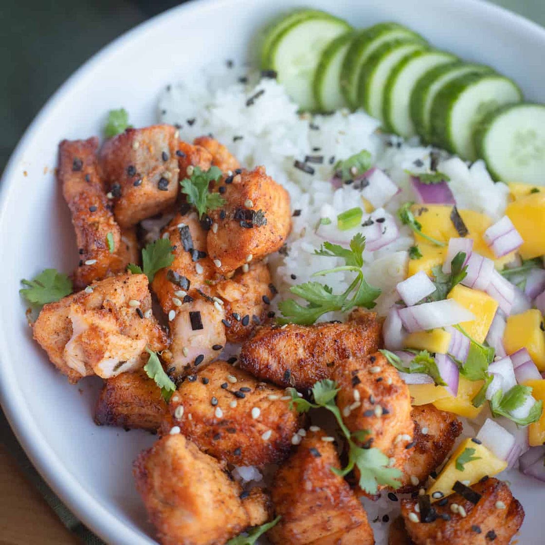 Air Fryer Salmon Bites Recipe