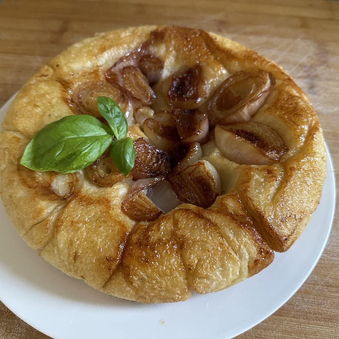 Focaccia tatin alle cipolle | Il Mio Pane