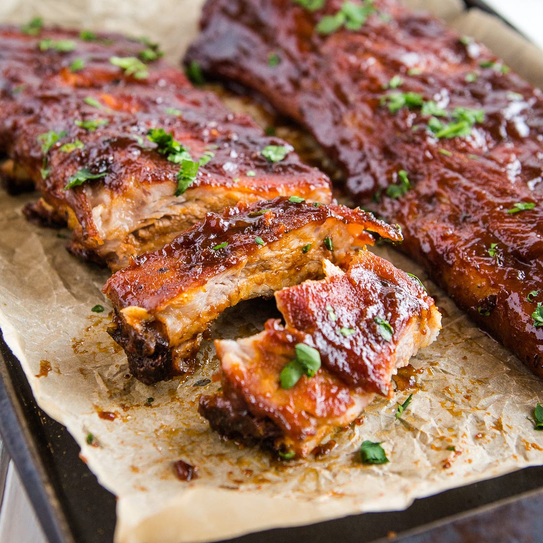 Honey Garlic Oven-Baked Barbecue Ribs