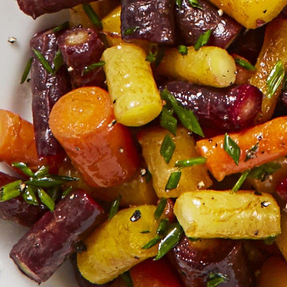 Butter-Glazed Rainbow Carrots