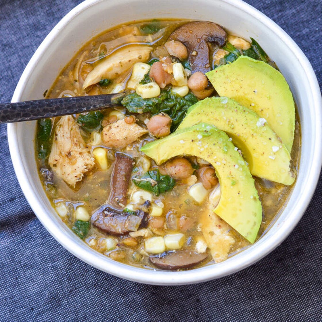 Instant Pot Chicken Enchilada Soup