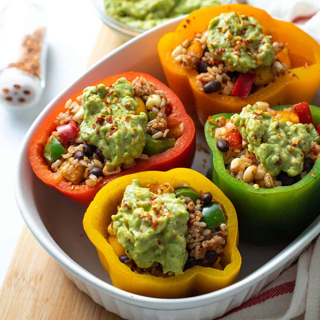 Vegan Mexican Stuffed Peppers