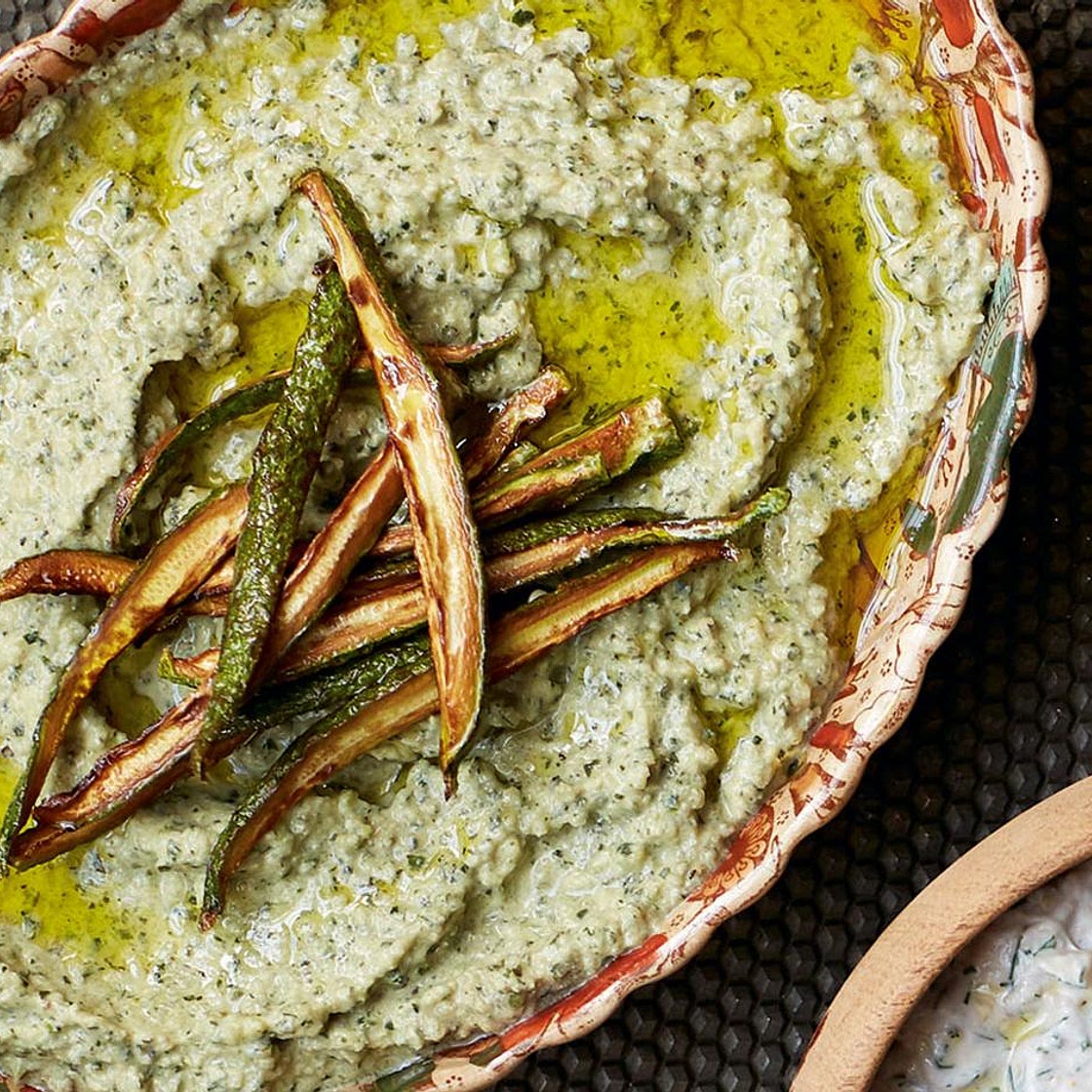 Courgette and tahini dip
