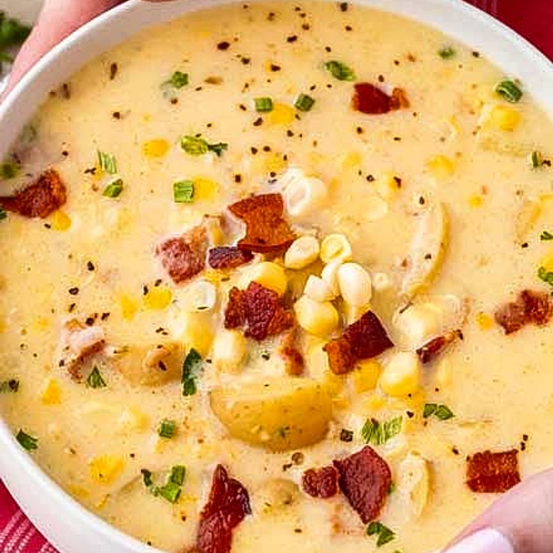 Hearty Homemade Corn Chowder