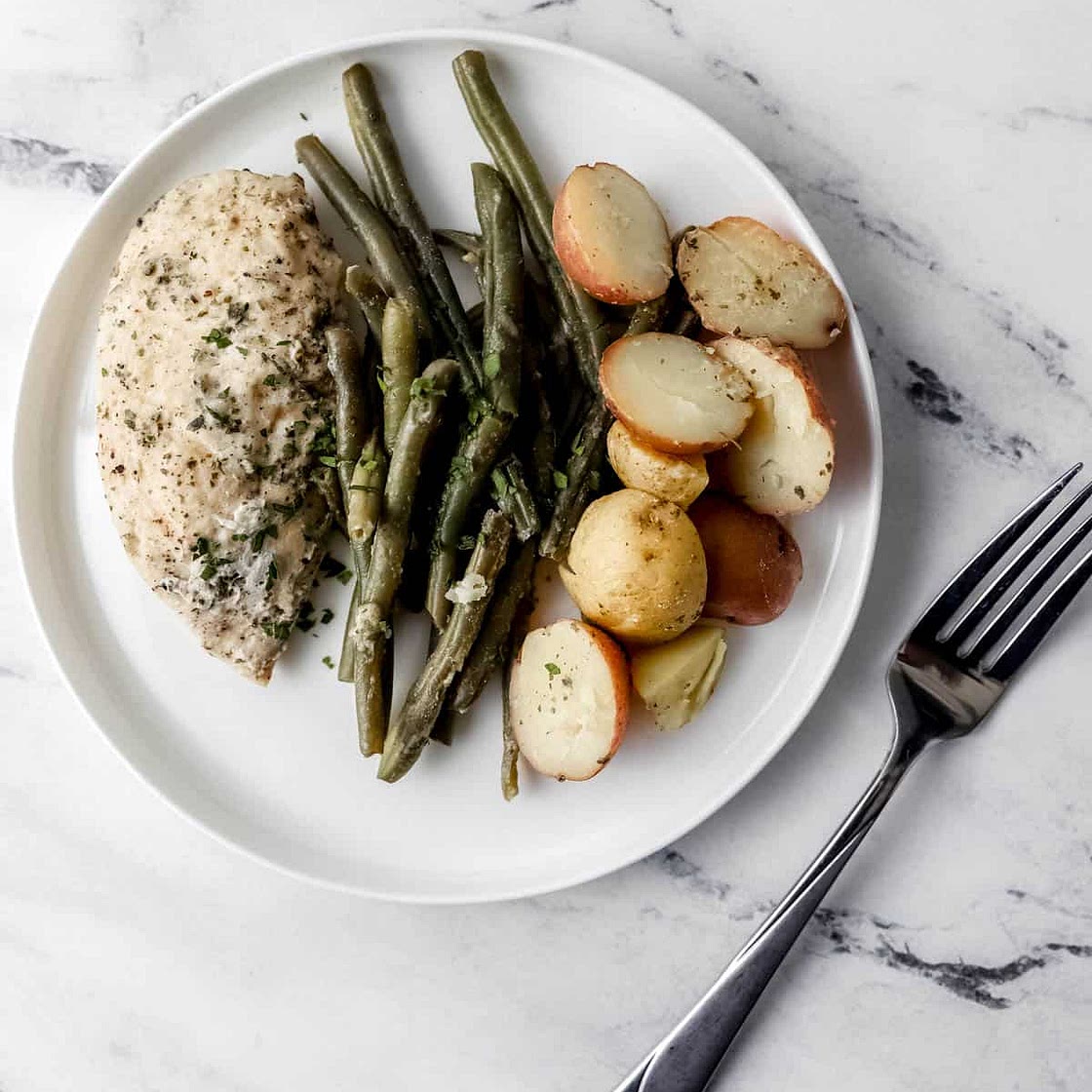 Instant Pot Chicken and Potatoes with Green Beans