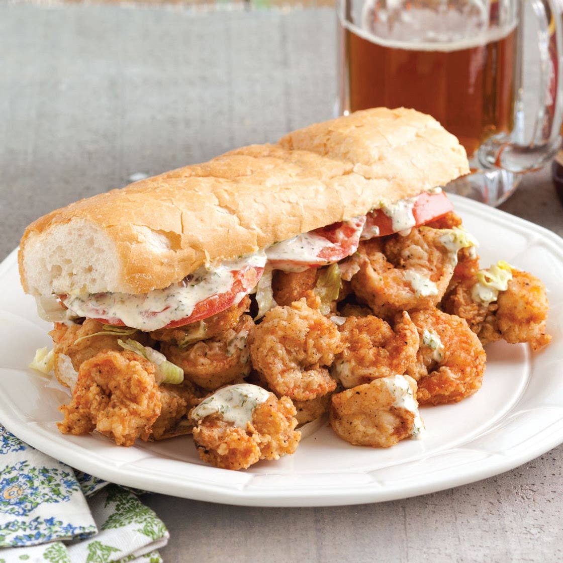 Fried Shrimp Po' boys