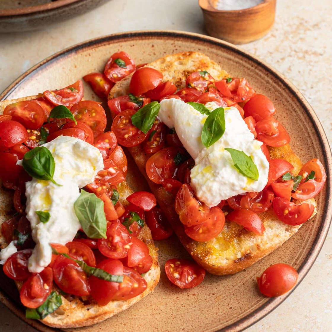 Burrata Bruschetta