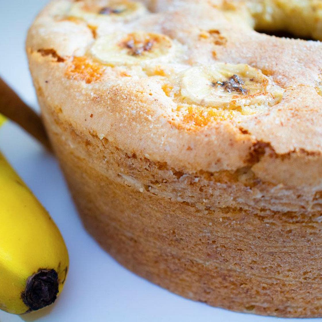 Receita de Bolo de banana com farinha de arroz