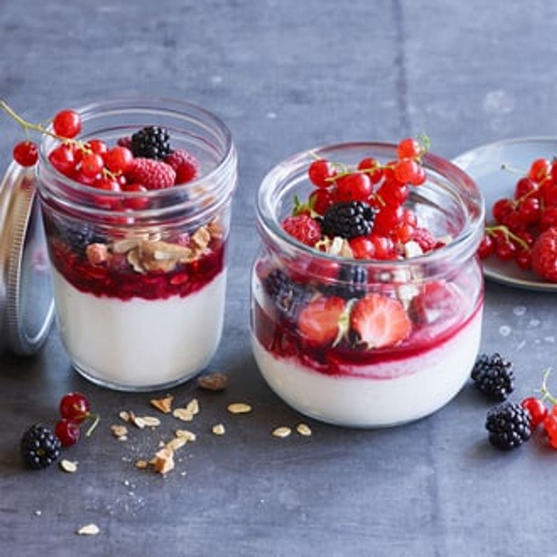 Schnelles Beeren-Müesli