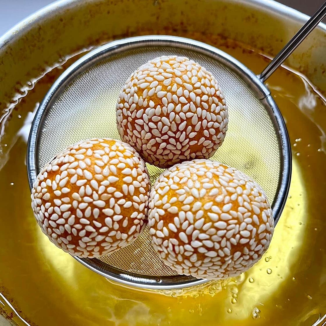 Sweet Potato Sesame Balls