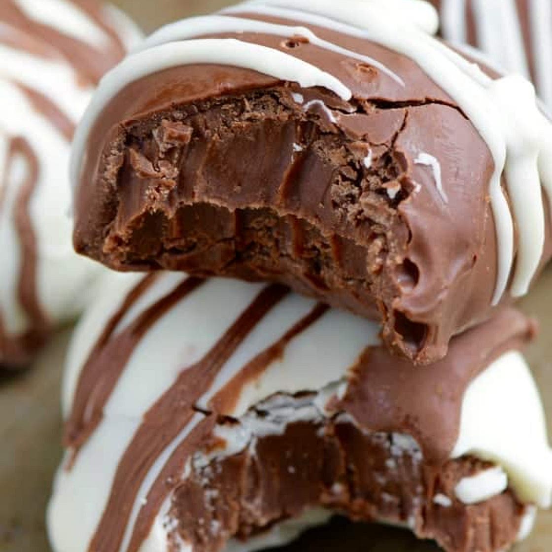 Fudge Filled Easter Eggs