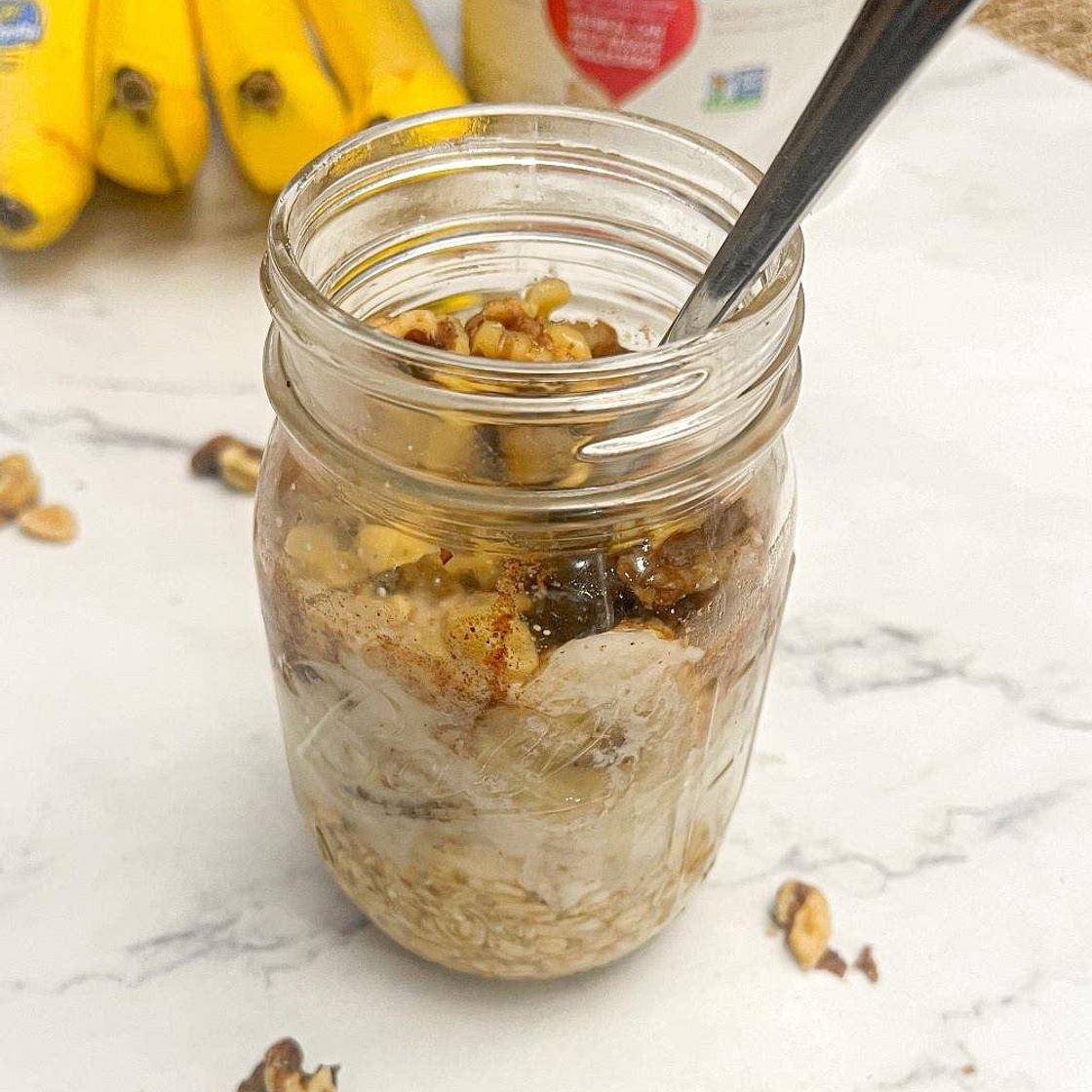 Banana Nut Overnight Oats