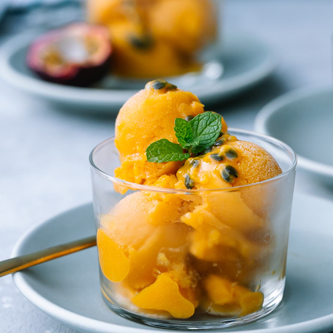 Mango Passion Fruit Sorbet
