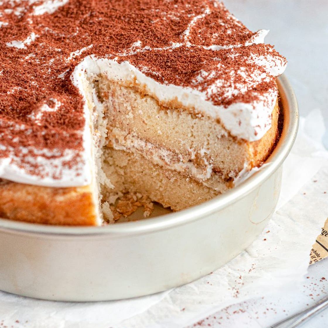 Tiramisu Layer Cake (Vegan & Gluten-Free)