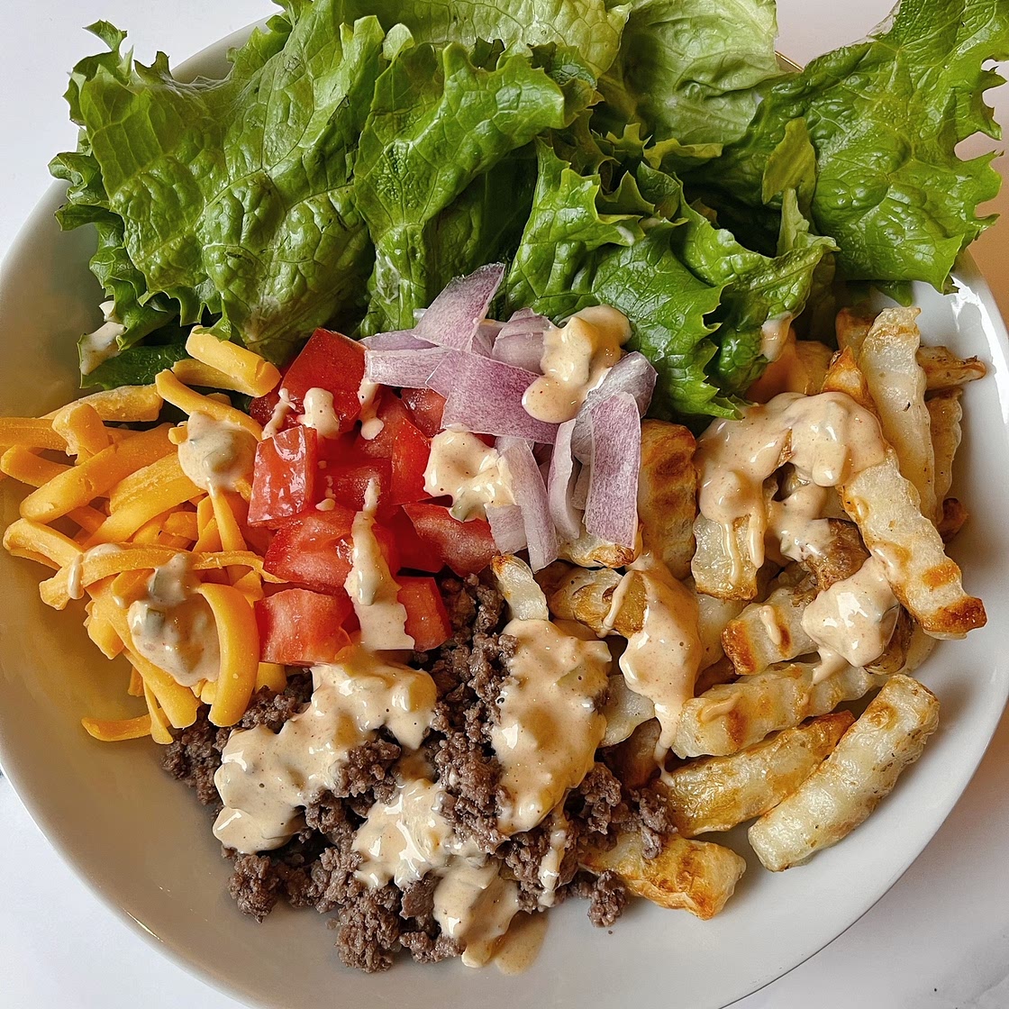 Copycat Shake Shack Cheeseburger Bowl