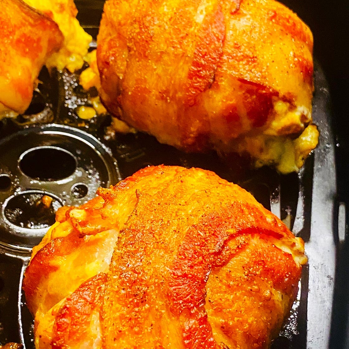 Air Fryer Jalapeno Popper Chicken Bombs