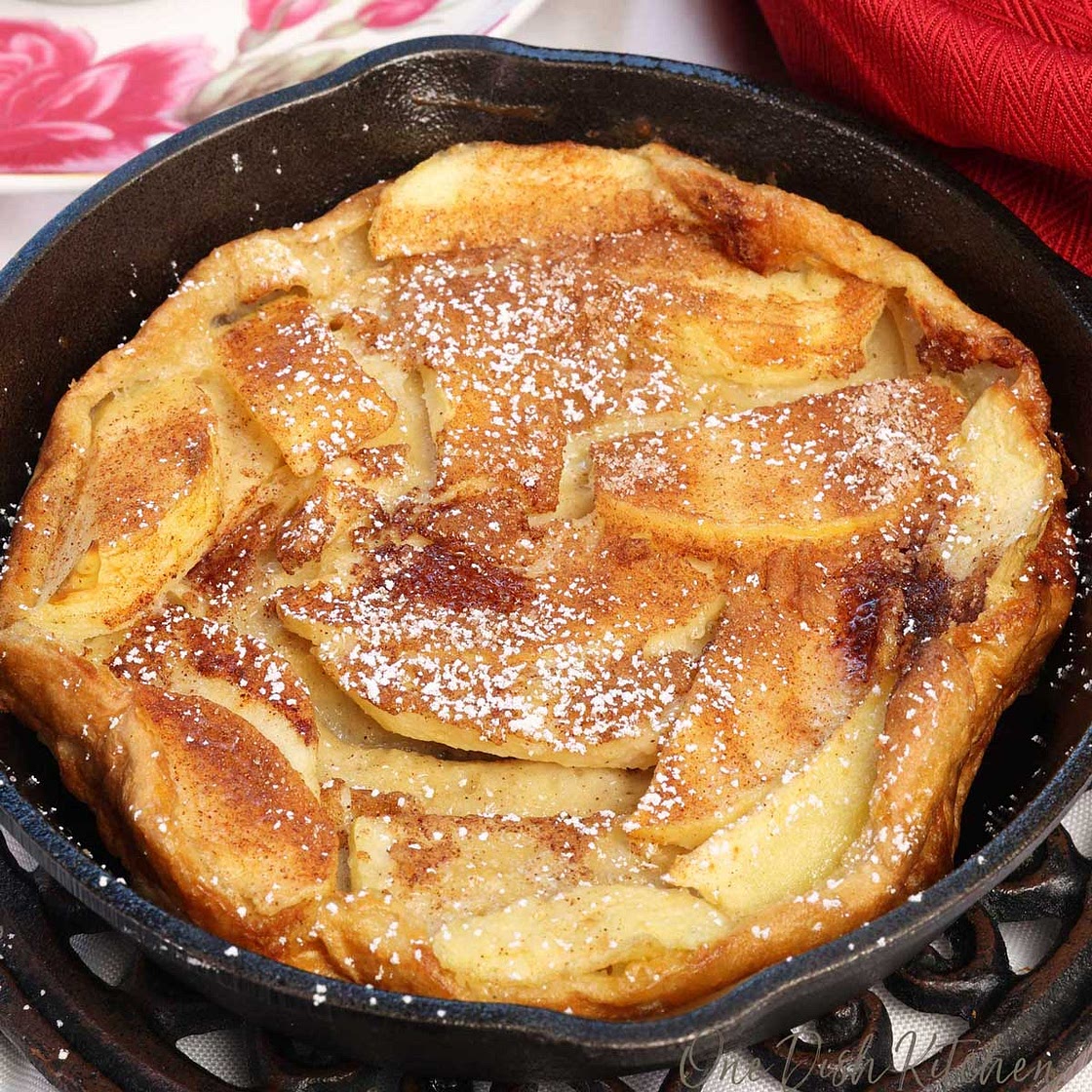 Apple Dutch Baby For One