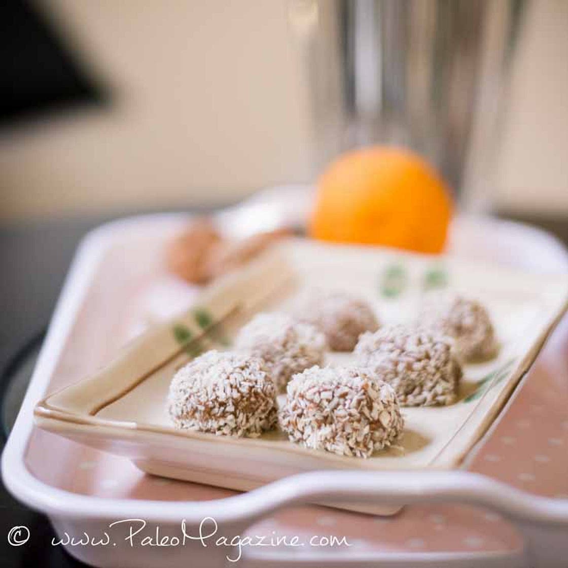 Cardamom Orange Walnut Truffles (Paleo, Keto, Low-Carb, Dairy-Free)