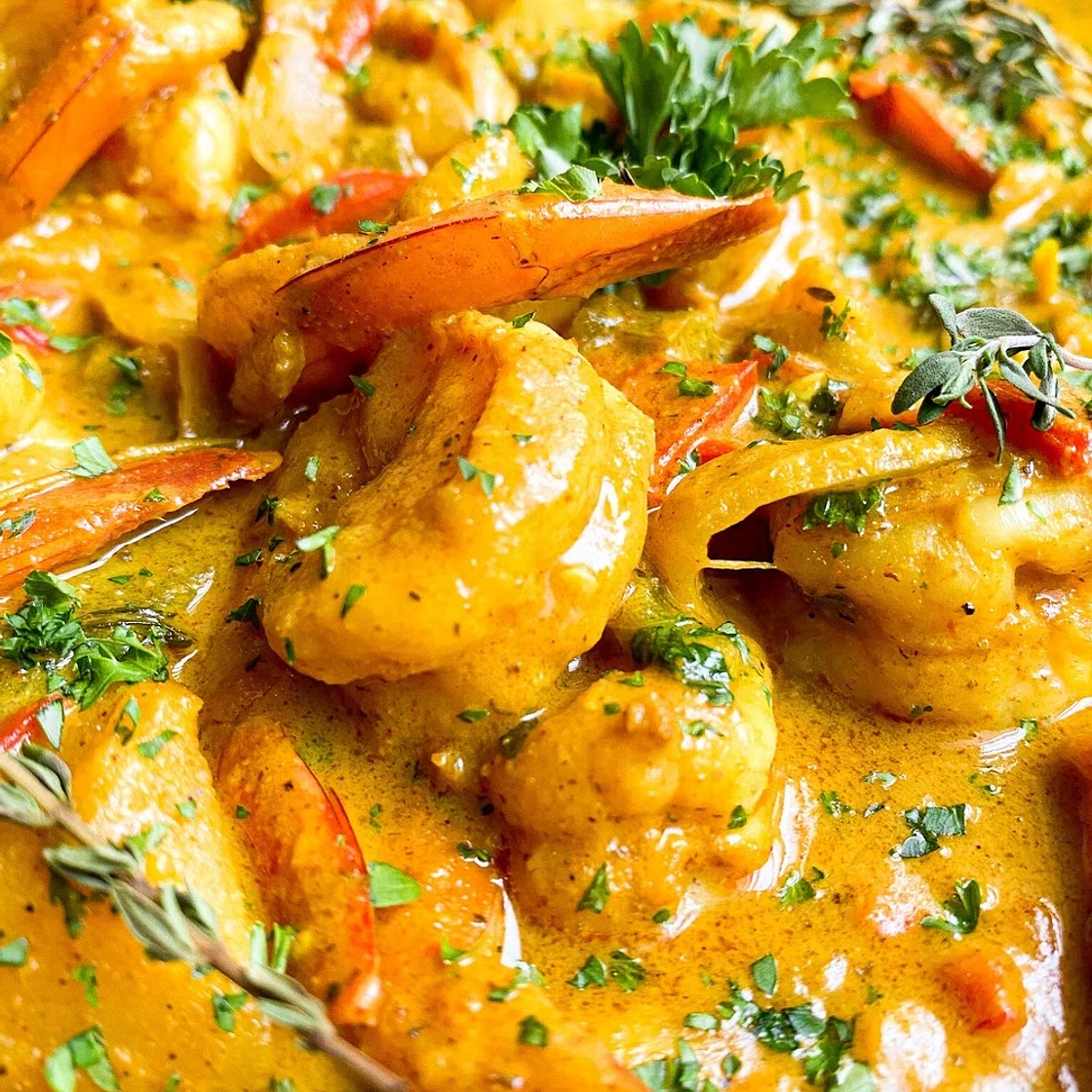 EASY Coconut Curry Shrimp Recipe — Be Greedy Eats | Where Food Meets Comfort