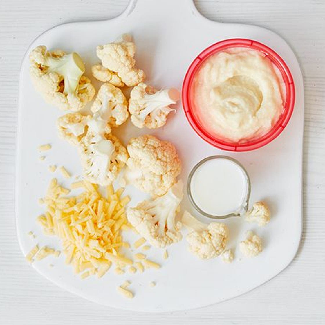 Weaning recipe: Cauliflower cheese purée