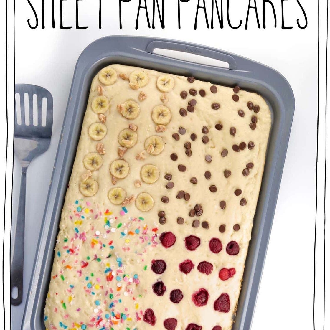 Easy Vegan Sheet Pan Pancakes