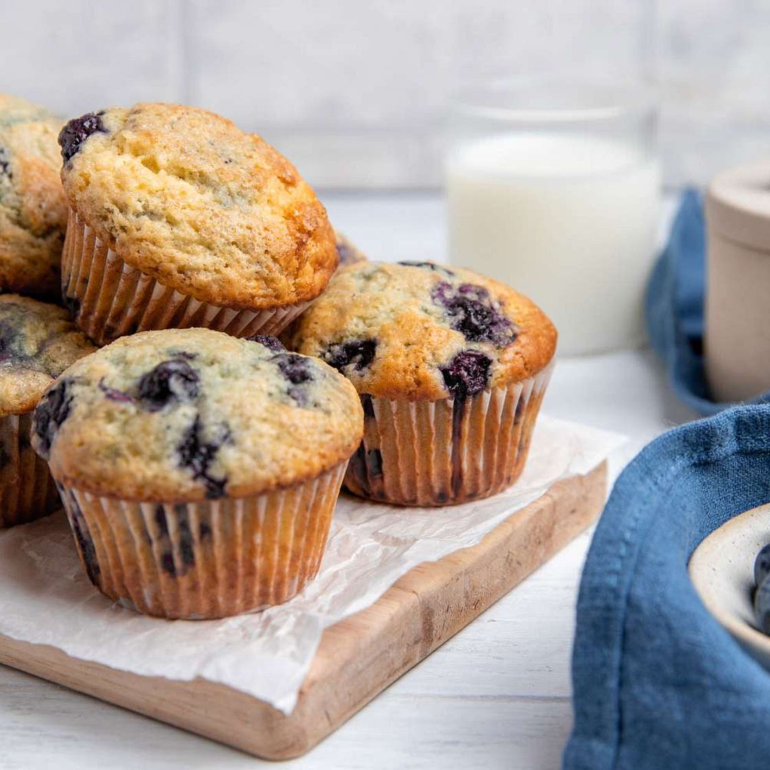 Bakeshop Blueberry Muffins
