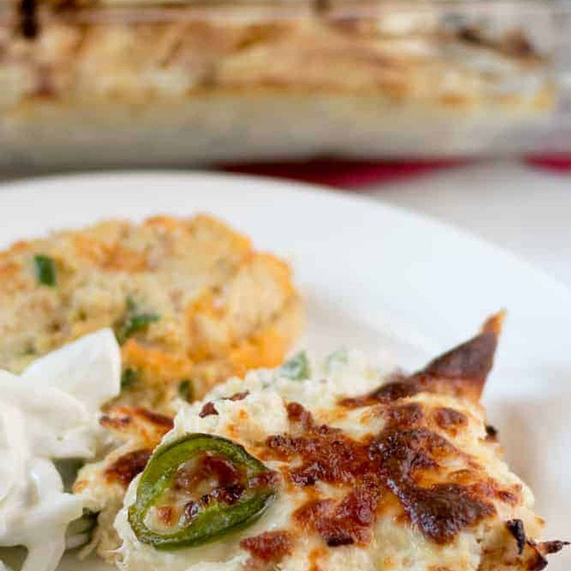 Jalapeño Popper Chicken Casserole with Bacon