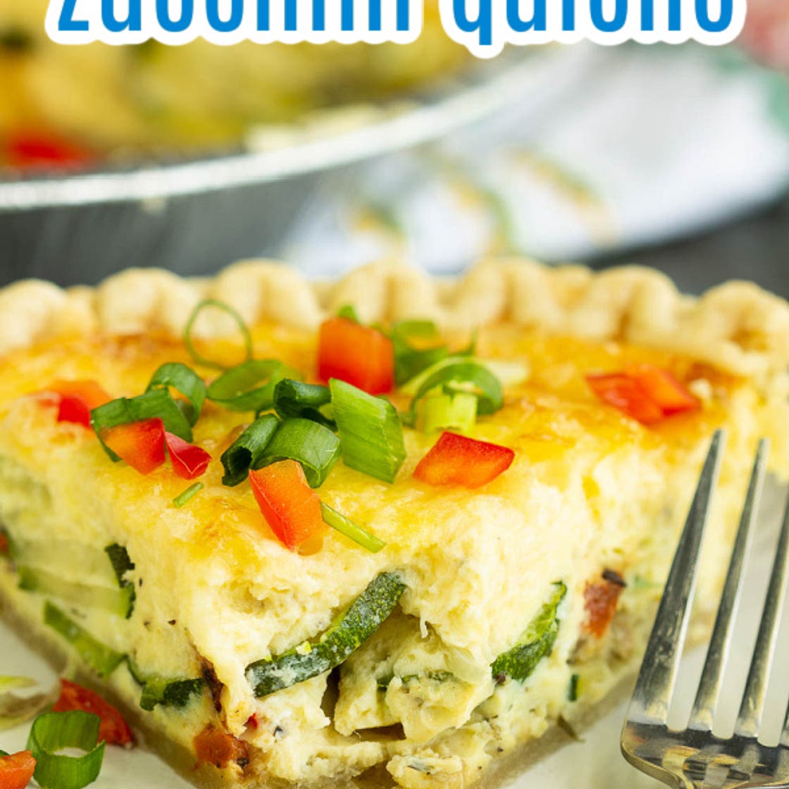 ZUCCHINI CARAMELIZED ONION QUICHE (+ keto option)