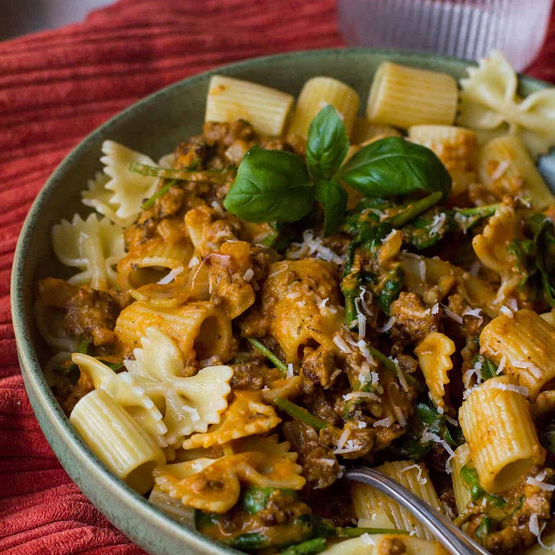 Creamy Parmesan Pumpkin Pasta