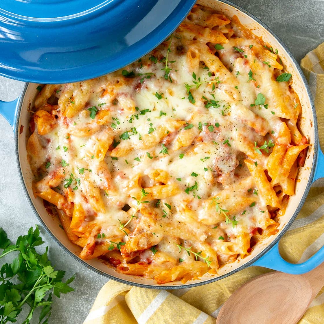 Chicken Bacon Pasta Bake