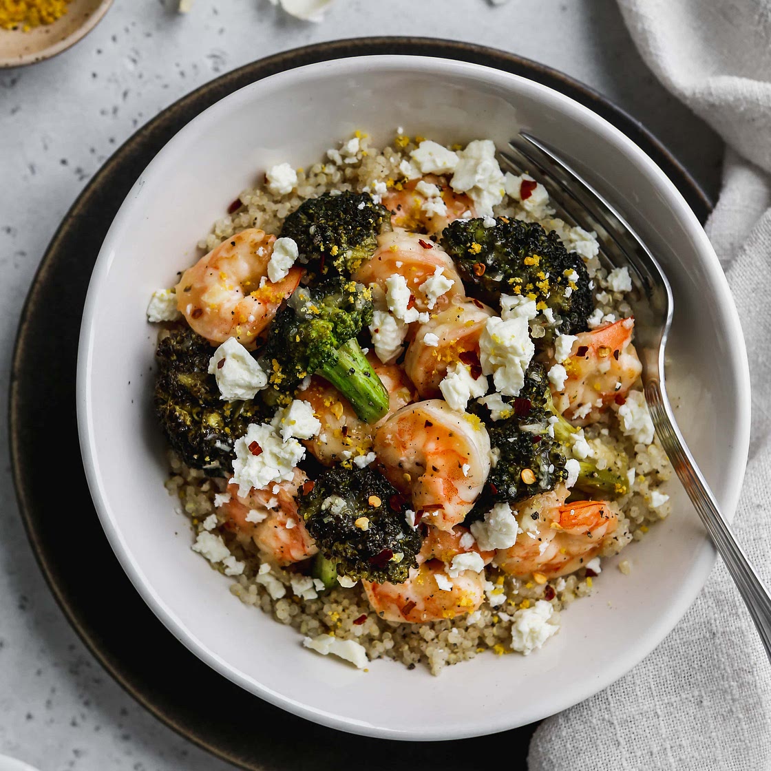 30-Minute Healthy Shrimp & Broccoli Dinner
