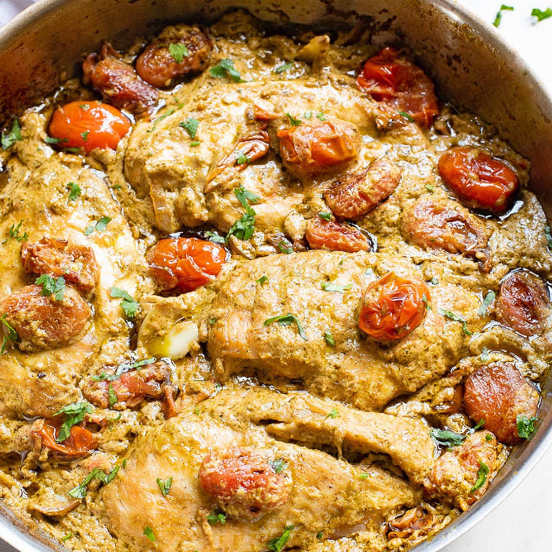 STOVETOP PESTO CHICKEN