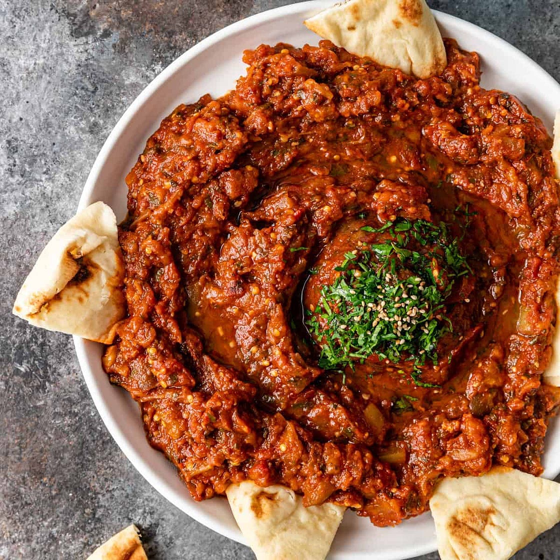 Zaalouk (Eggplant Appetizer)