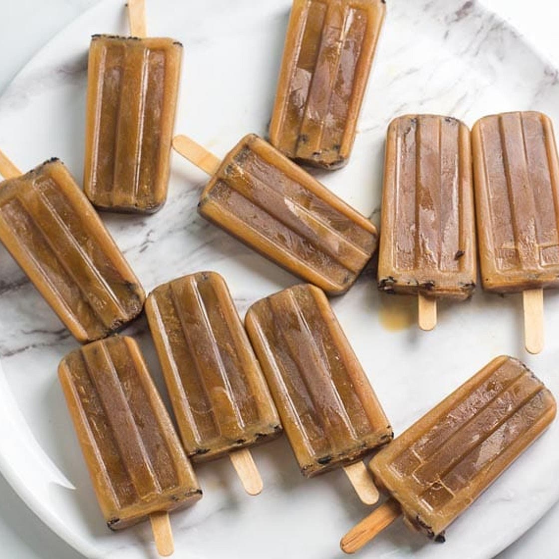 Low FODMAP Cold Brew Latte Pops